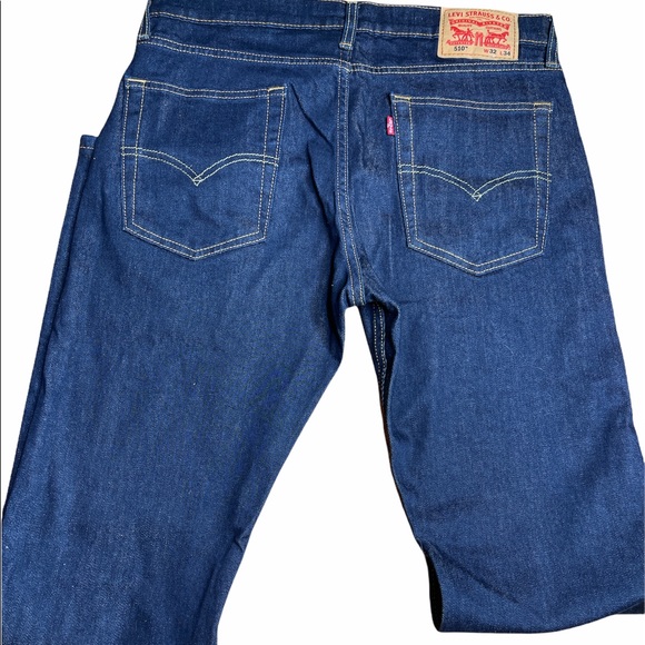 blue levis jeans pants size 32/34 - Picture 4 of 5